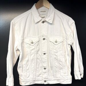 Ralph Lauren Denim & Supply Relaxed Trucker Jacket Sz M in White